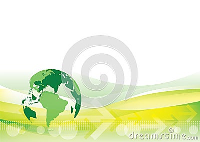 World Trading Background Vector Illustration