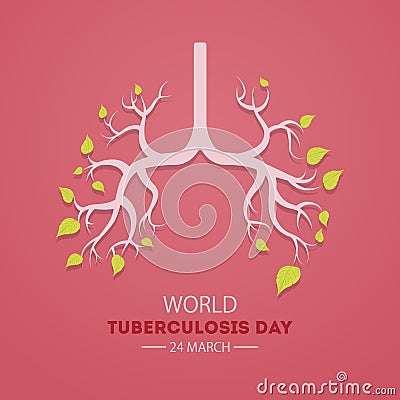 World tuberculosis day. Vector Illustration