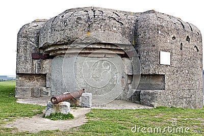 World war 2 bunker complex Stock Photo