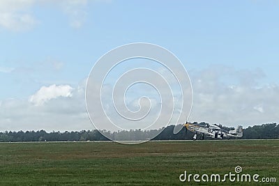 Propeller fighter plane Editorial Stock Photo