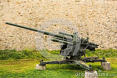 World War 2 German Antiaircraft Cannon Flak 88 Editorial Stock Photo