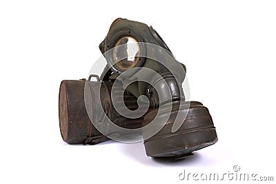 World War II gas mask (3) Stock Photo