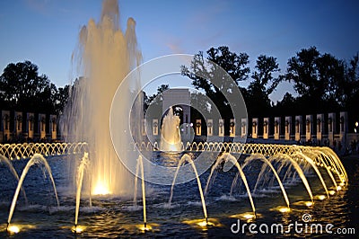 World War II Memorial Stock Photo