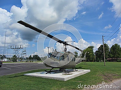 World War II Memorial 1968 Viet Nam UH-1 Huey helicopter 4 Stock Photo