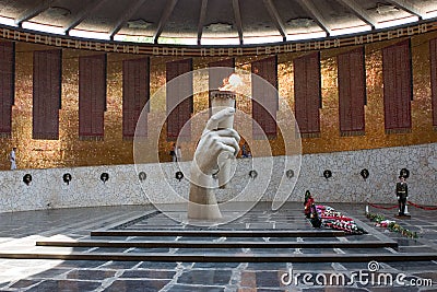 World War II Memorial in Volgograd Russia Editorial Stock Photo