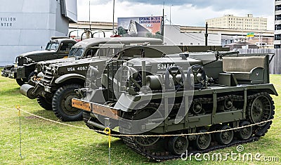 World War II Military Vehicles Editorial Stock Photo