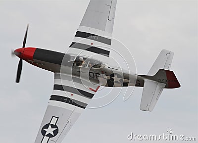 World War II P-51 Mustang Fighter Aircraft Editorial Stock Photo