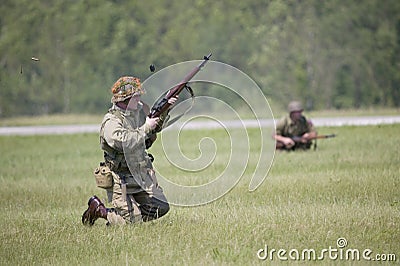 World War II reenactment Editorial Stock Photo