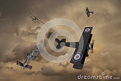 World War One Aircraft Stock Photo