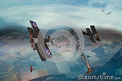 World War One Aircraft Stock Photo