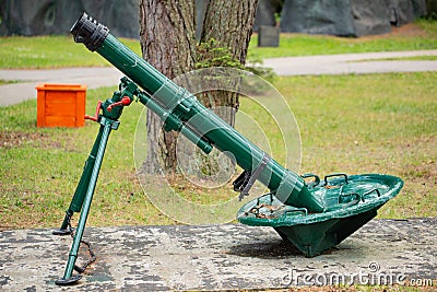 World war 2 Soviet Artillery rocket launcher Stock Photo