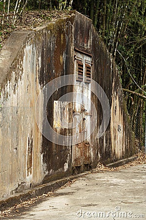 World War Two bunker Stock Photo