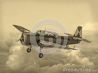 World War 2 US aircraft Stock Photo