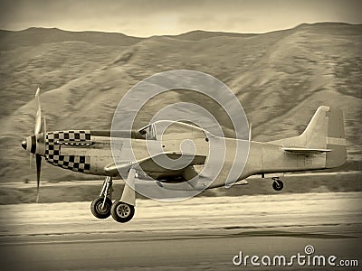 World War 2 US aircraft Stock Photo