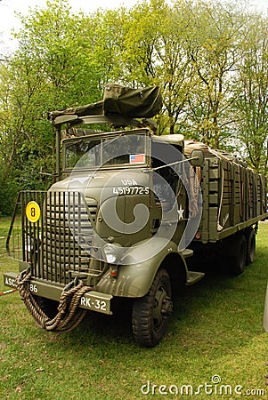 World war 2 vehicles show set up Editorial Stock Photo