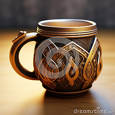 World Of Warcraft 3d Art Mug By Kevin Mccain Stock Photo