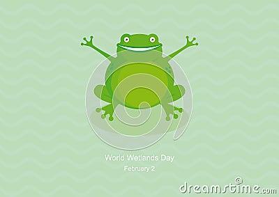 World Wetlands Day vector Vector Illustration