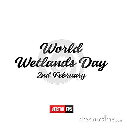 World Wetlands Day Cartoon Illustration