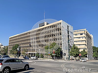 World Zionist Organization building in Tel Aviv Editorial Stock Photo