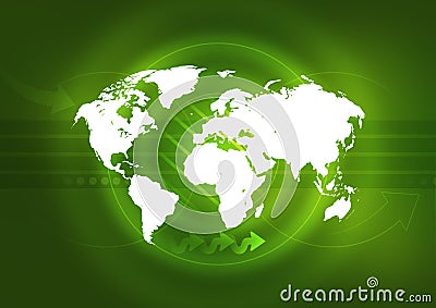 Worldmap Stock Photo