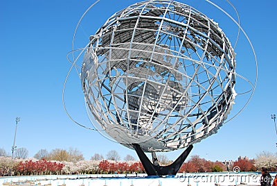 The Worlds Fair Globe in NYC Editorial Stock Photo