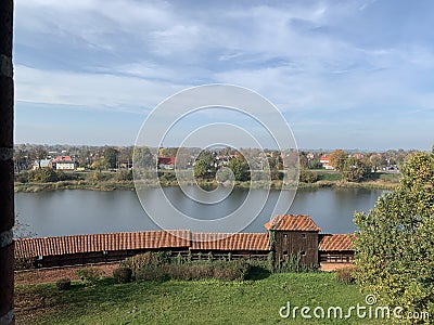 Worlds largest Castle. Stock Photo