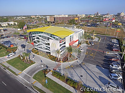 Worlds largest Mcdonalds Editorial Stock Photo