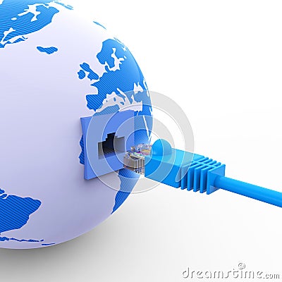 Worldwide Connection Shows Global Communications And Web Stock Photo