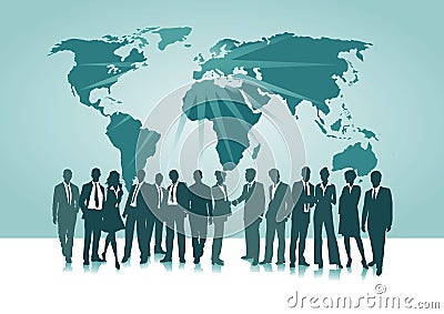 Worldwide connections Vector Illustration