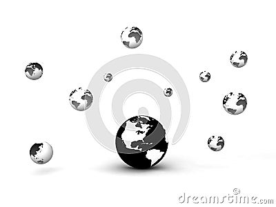 Worldwide connectivity Stock Photo