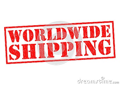 WORLDWIDE SHIPPING Stock Photo