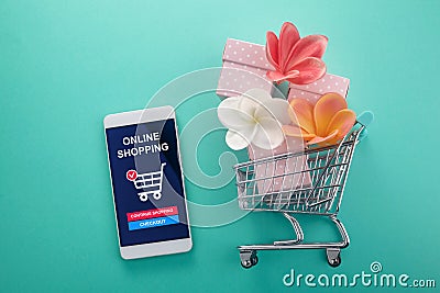 Worldwide shipping. Social network. Customer service. Online business sale. Stock Photo