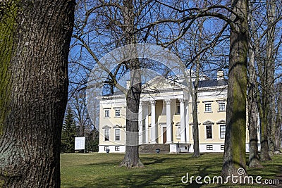 The Worlitz Palace in complex of gardens Dessau-Worlitz , German Stock Photo