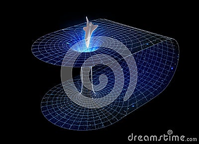 Wormhole Stock Photo