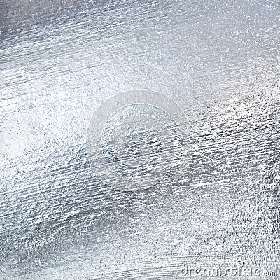 Worn metal plate steel background. Silver foil. Stock Photo