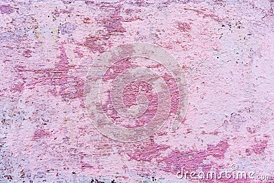 Worn pale pink concrete wall texture background. Textured plaster Stock Photo