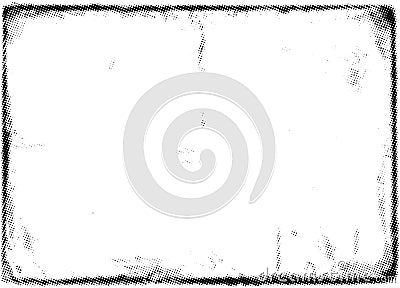 Worn paper effect backdrop. Realistic texture overlay. Overlay texture stamps with torn. Old paper. Frame design element Vector Illustration