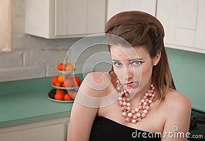 Worried Woman Stock Photo