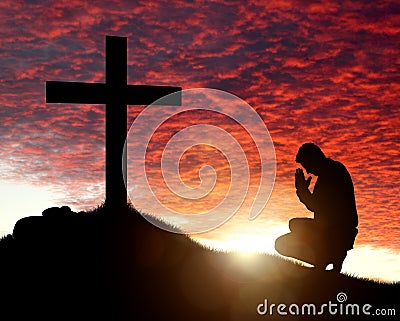 Worship, love and spirituality Stock Photo