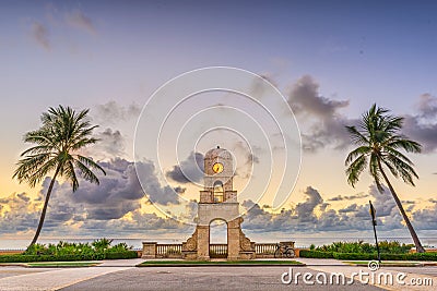 Worth Ave, West Palm Beach, Florida Stock Photo