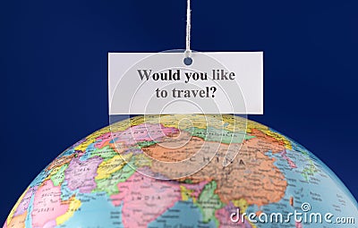 Would you like to travel? Stock Photo