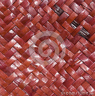 Woven background of natural material Stock Photo