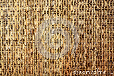 Woven bamboo pattern Stock Photo