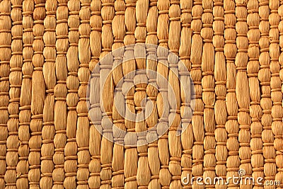 Woven hand made background Stock Photo