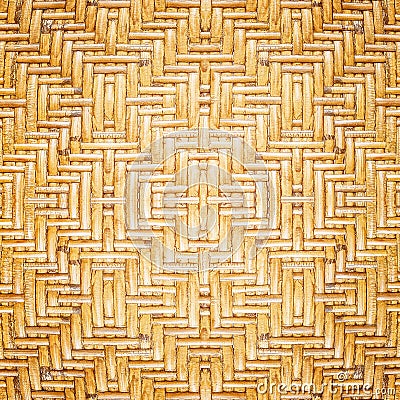 The bamboo and woven rattan texture background Stock Photo