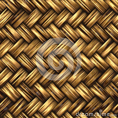 A woven wicker material Stock Photo