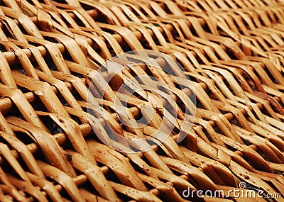 Woven wood Stock Photo