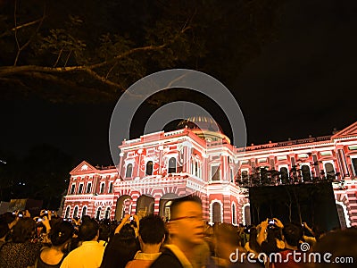 Wowing the Crowd Editorial Stock Photo