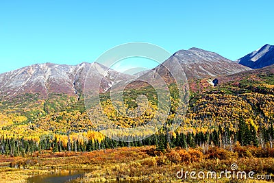 Wrangell-St. Elias Mountains Stock Photo