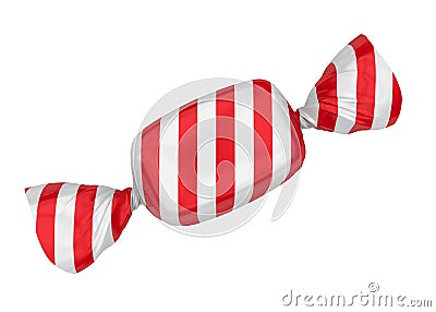 Wrapped Candy Isolated Stock Photo